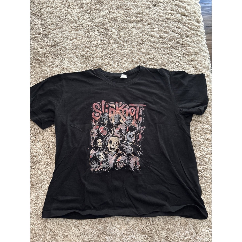Slipknot Black‎ Short Sleeve T-Shirt Size XL